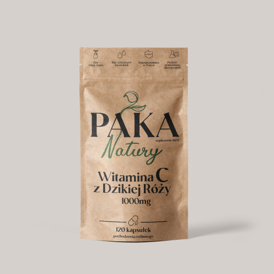Witamina C z Dzikiej Róży 1000mg 120 kaps.