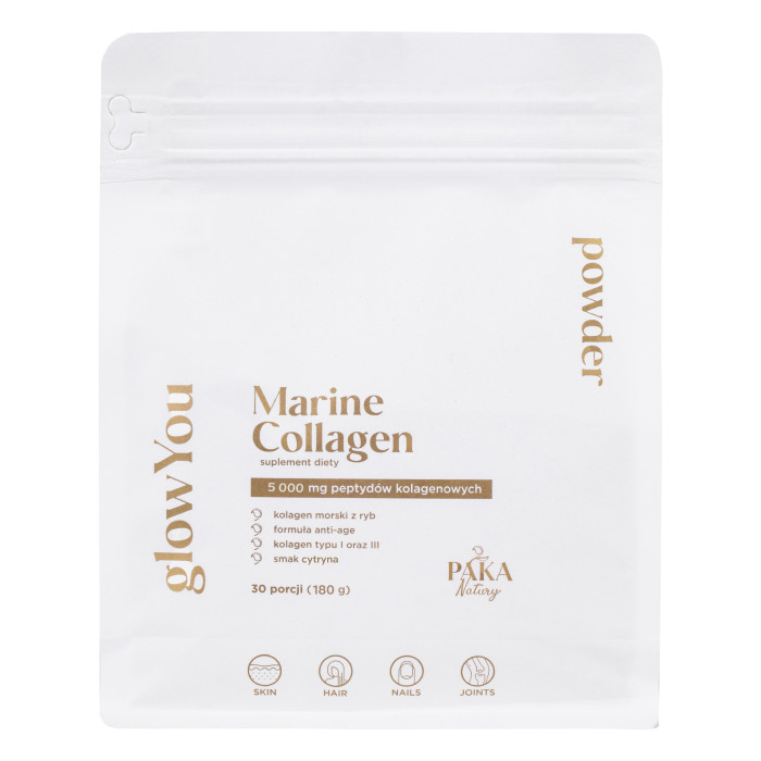 Kolagen morski glowYou 5 000 mg (cytryna) - 30 porcji do picia