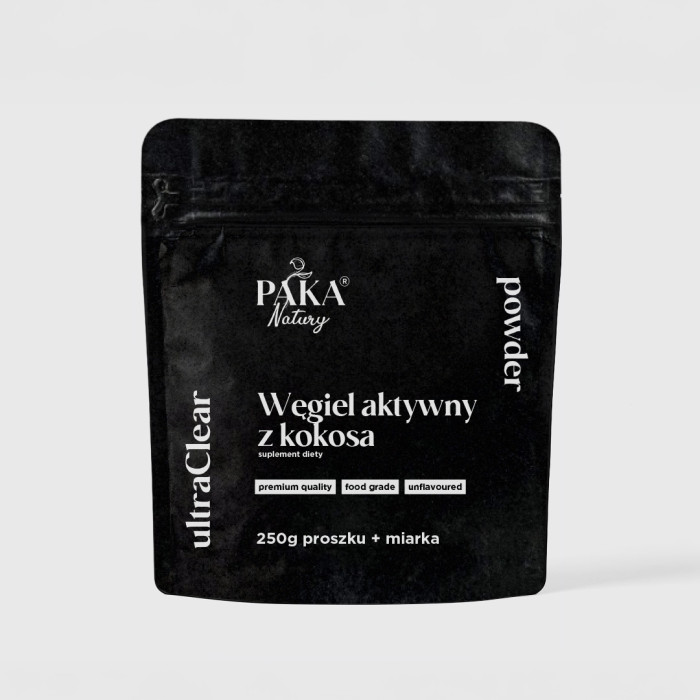 Węgiel aktywny z kokosa w proszku 250g