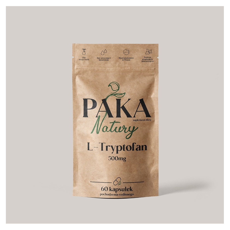 L-tryptofan 500 mg 60kaps.
