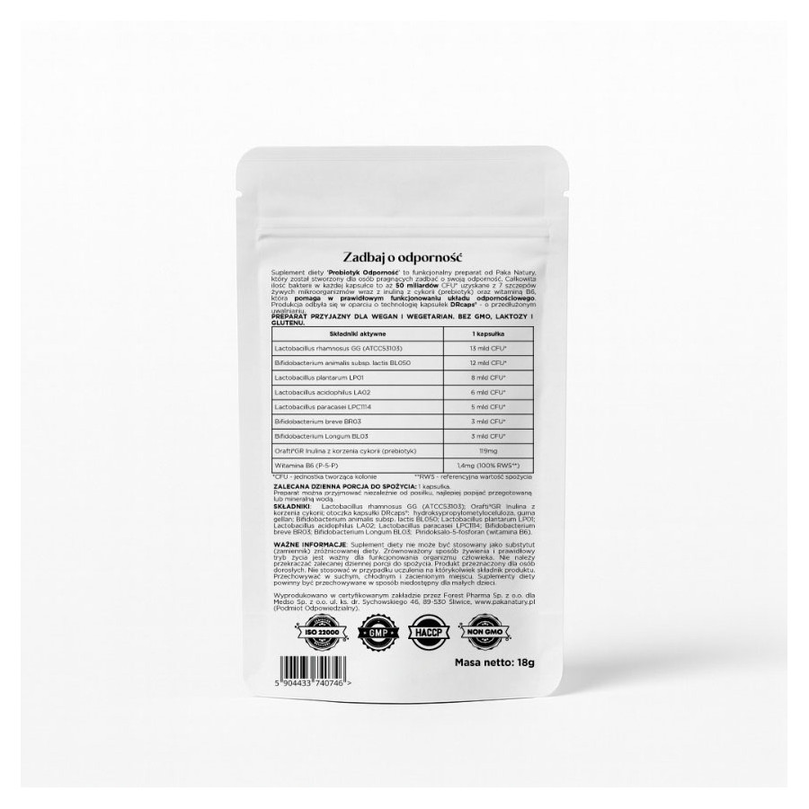 Probiotyk Odporność 50 mld CFU 30kaps.