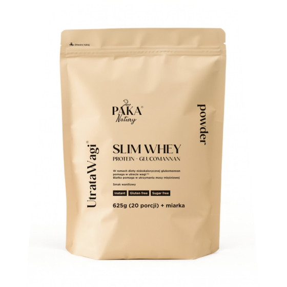 Białko Slim Whey Protein + Glucomannan (smak waniliowy)...
