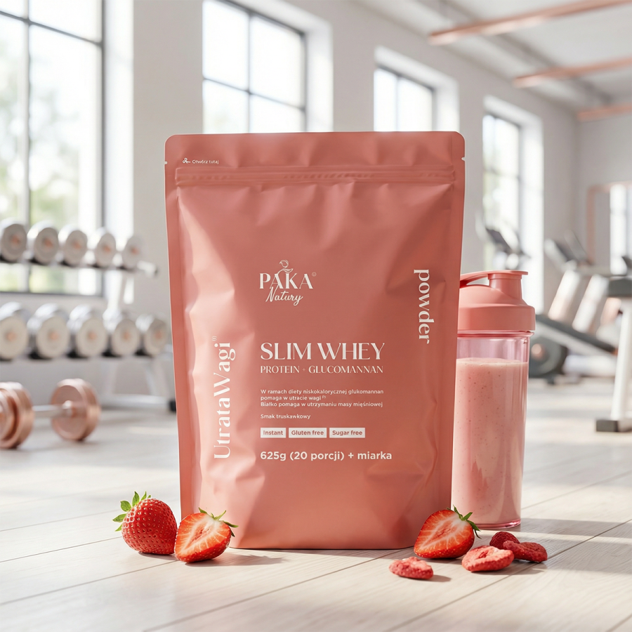 Białko Slim Whey Protein + Glucomannan (smak...